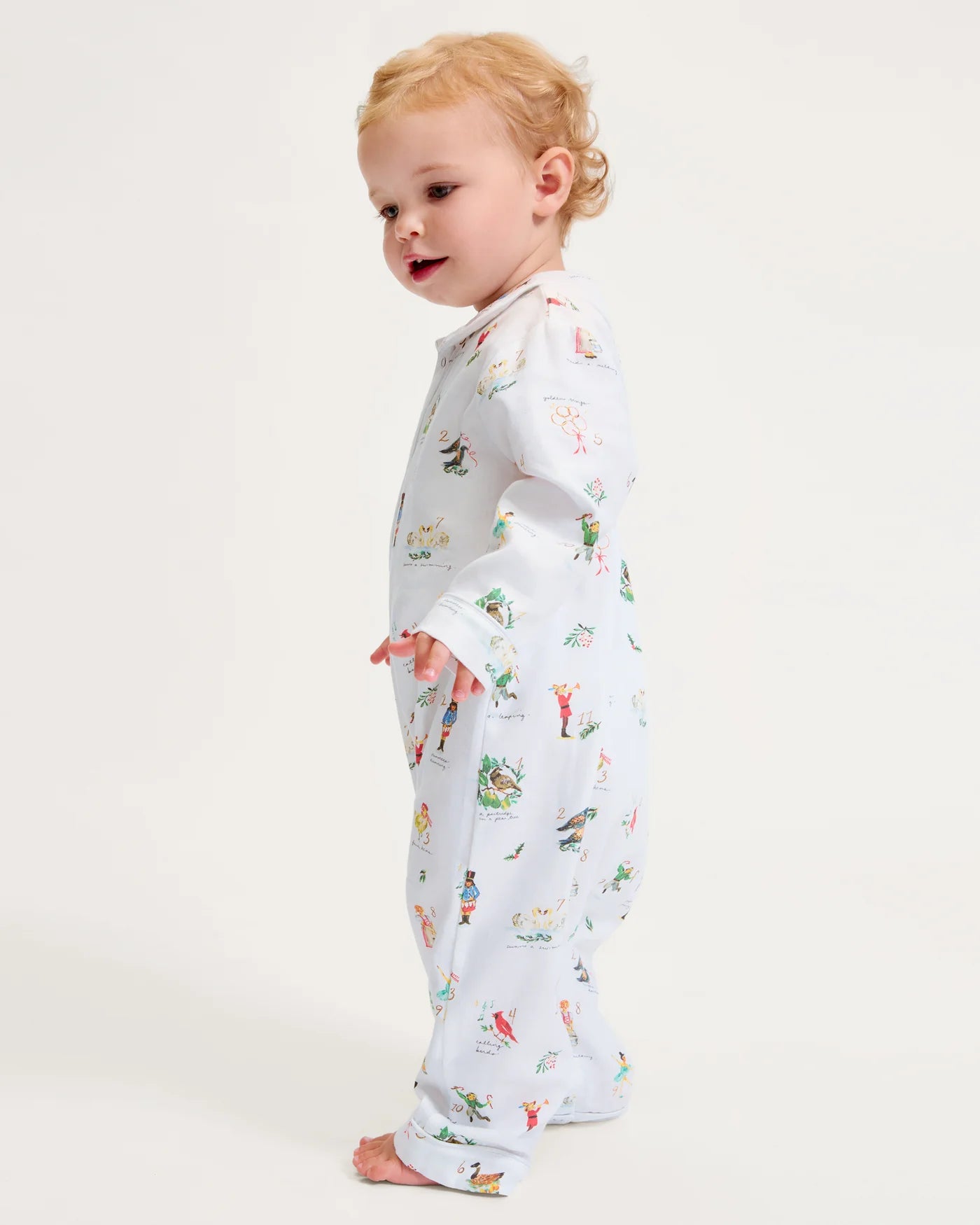 Baby's Twill Cambridge Romper | 12 Days of Christmas