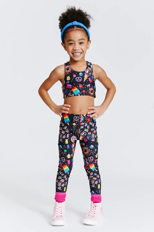 Candy Spill Leggings | Black