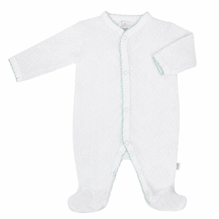 Paty Knit Footie | Mint