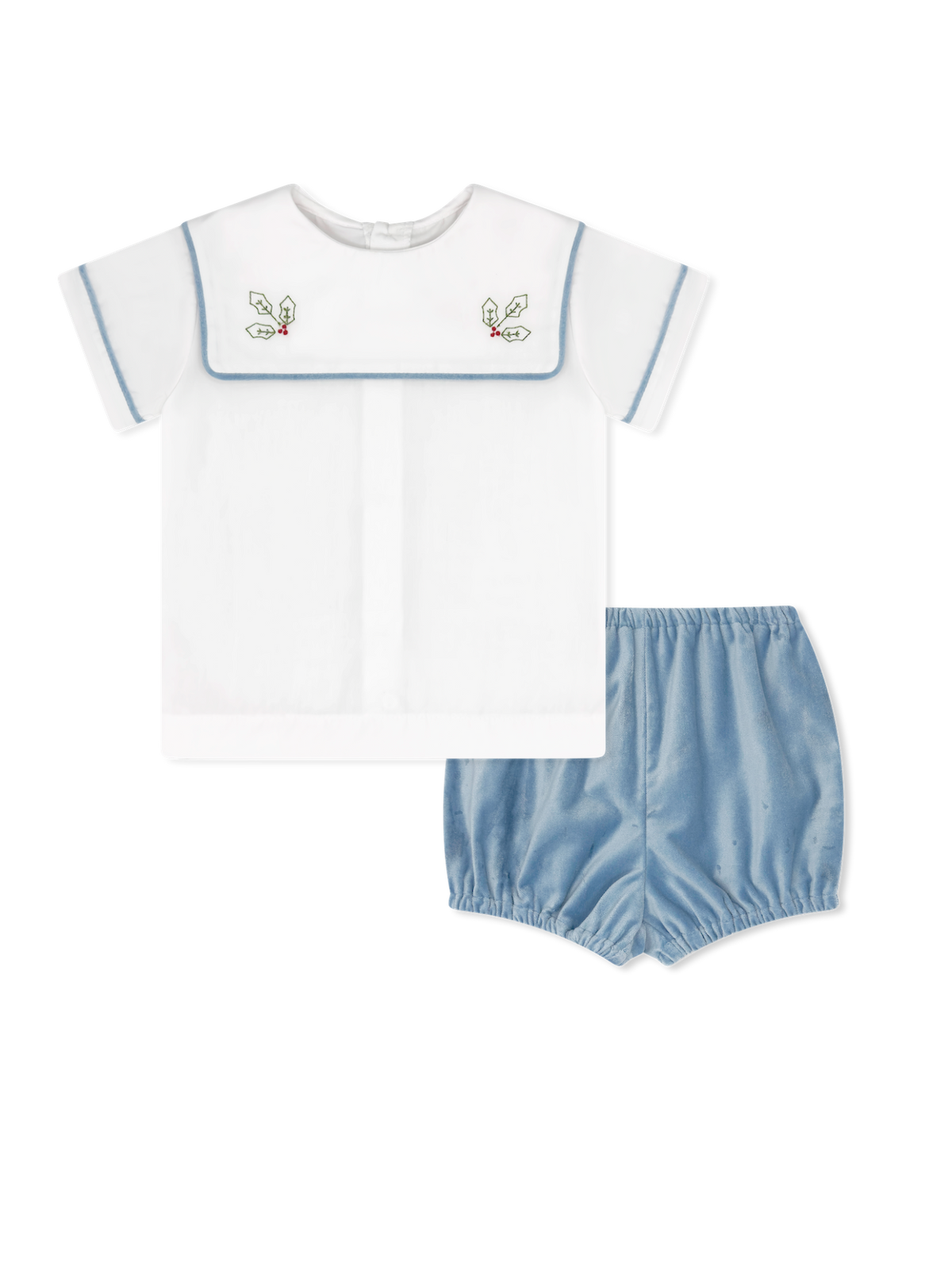 Christian Bloomer Set | Beaufort Blue Velvet, Holly