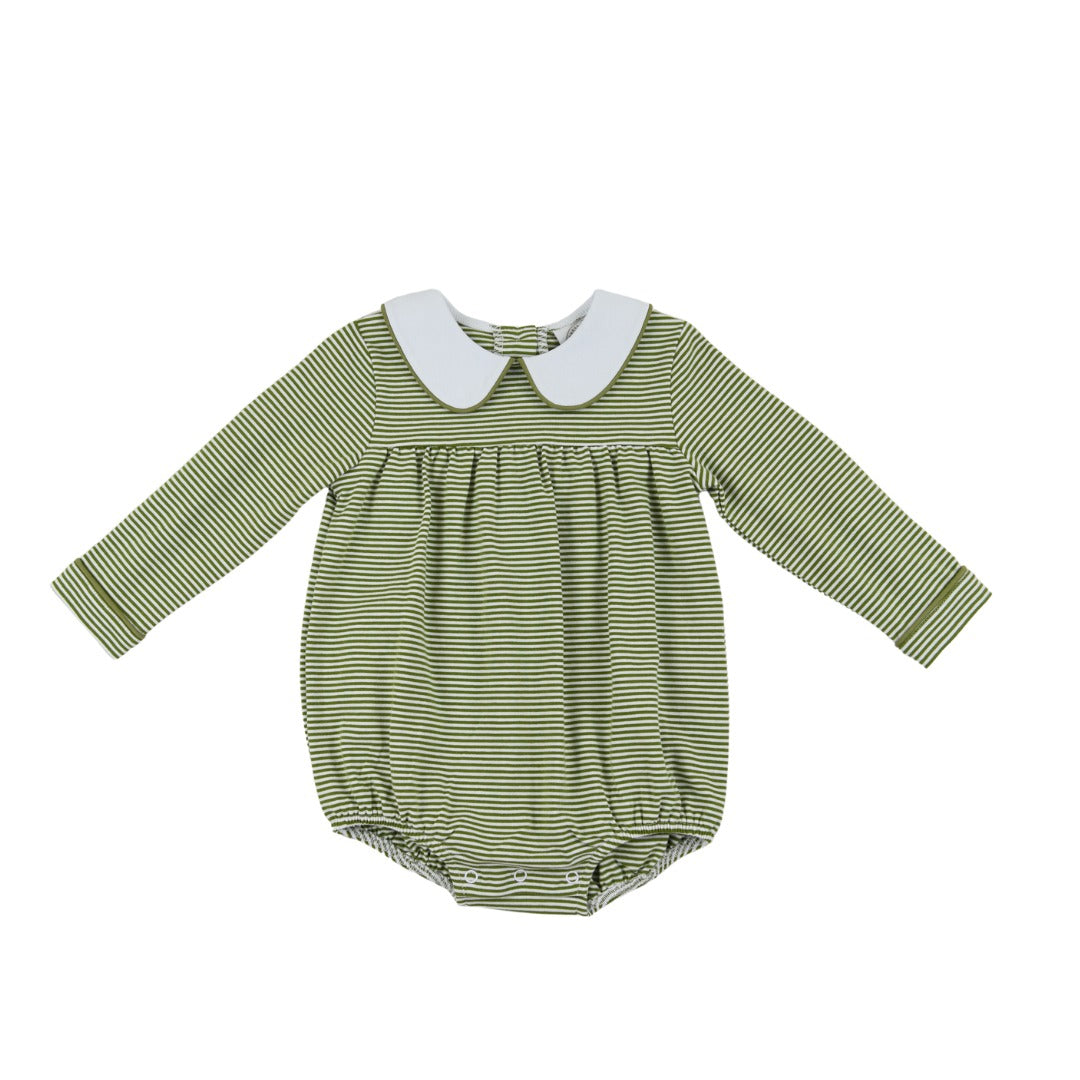 Christmas Stripe Boys Channing Classic Long sleeve Bubble