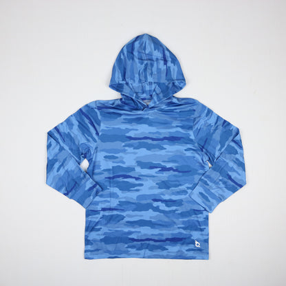 Classic Camo Blue Lightweight Performance Hoodie