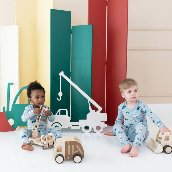 Kyte Baby Toddler Pajama Set | Construction