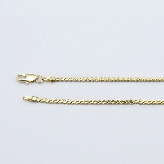 Curb Chain Necklace | Gold