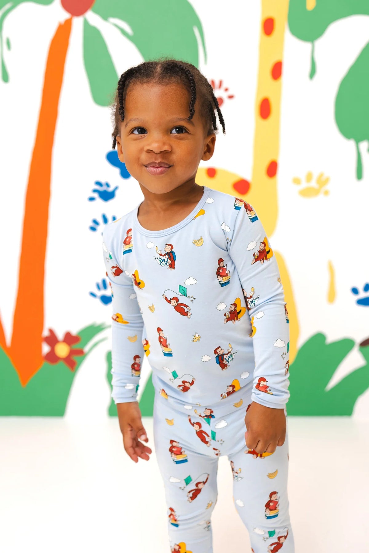 Kyte Baby Toddler Pajama Set | Curious George
