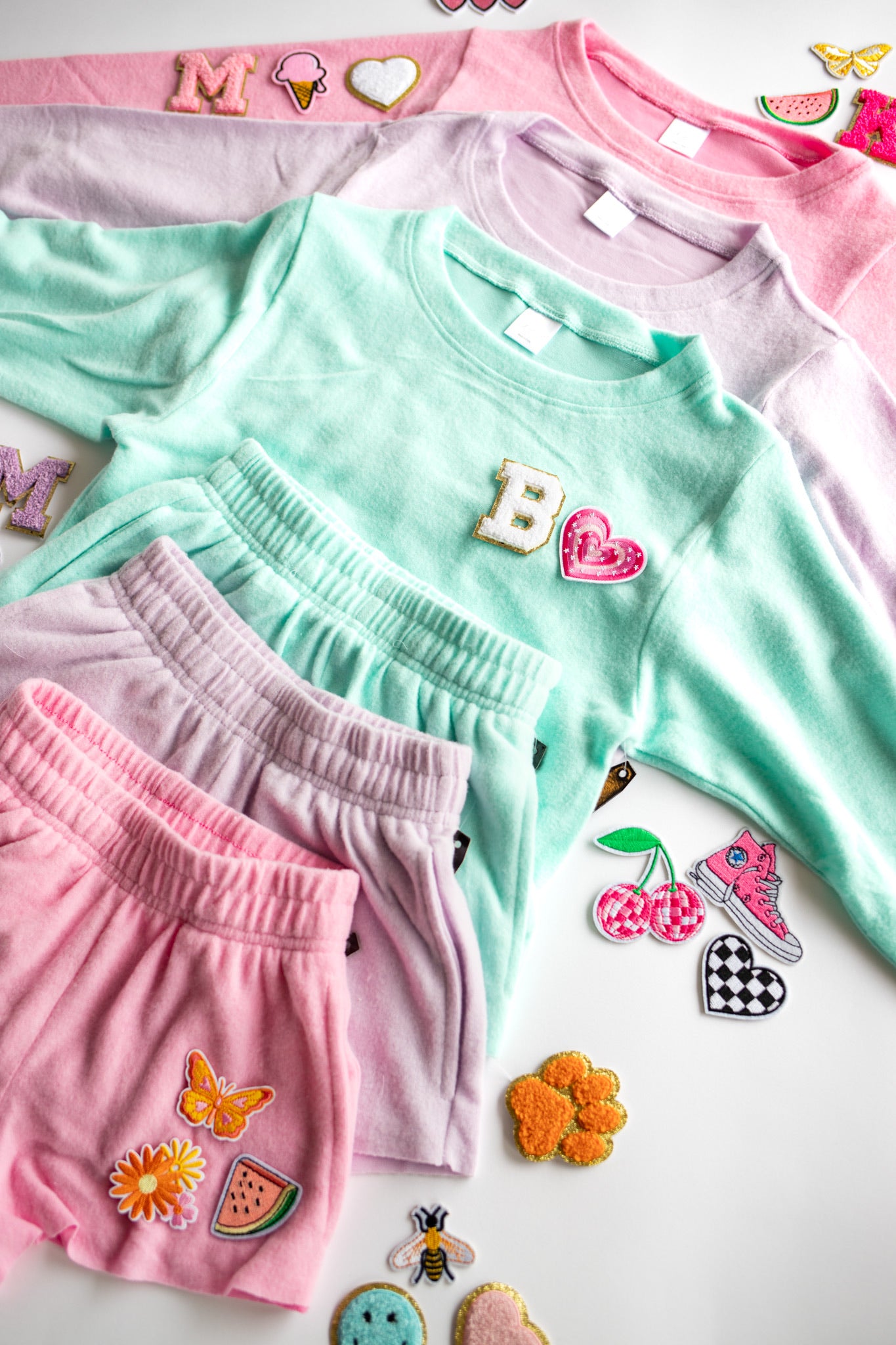 Spring Custom Crewneck Patch Set!