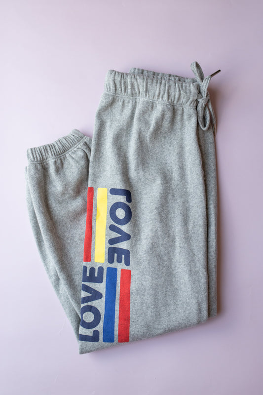 Double Love Gathered Sweatpant | Misty Grey