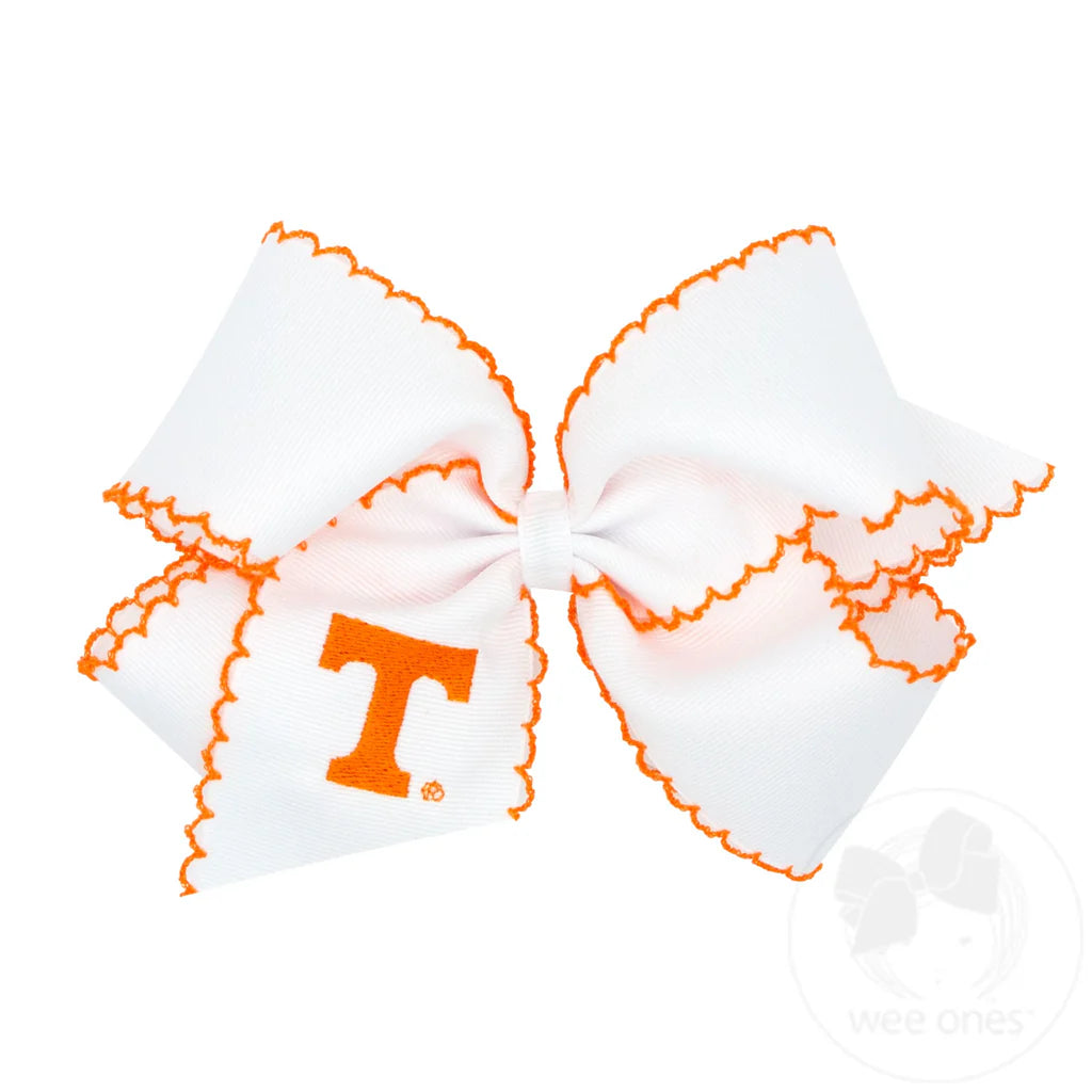 King Collegiate Moonstitch Embroidered Hair Bow | Tennessee
