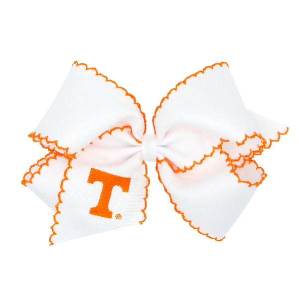 Medium Moonstitch Game Day Embroidered Bow | Tennessee