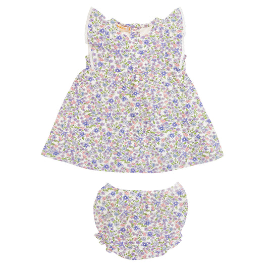 Ruffle Dress + Bloomer | Spring Blooms