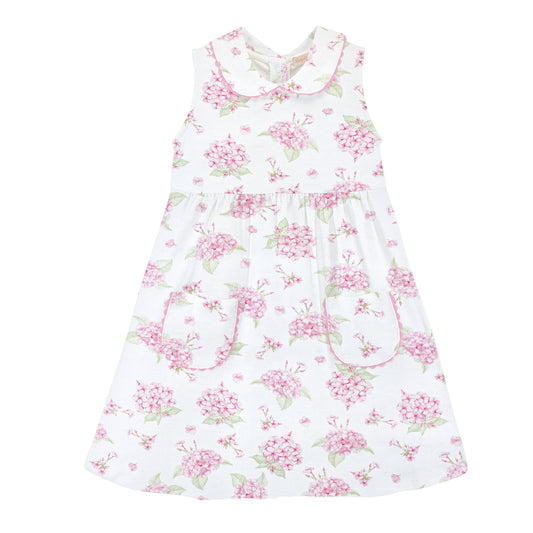 Printed Pocket Dress | Pompous Hydrangeas