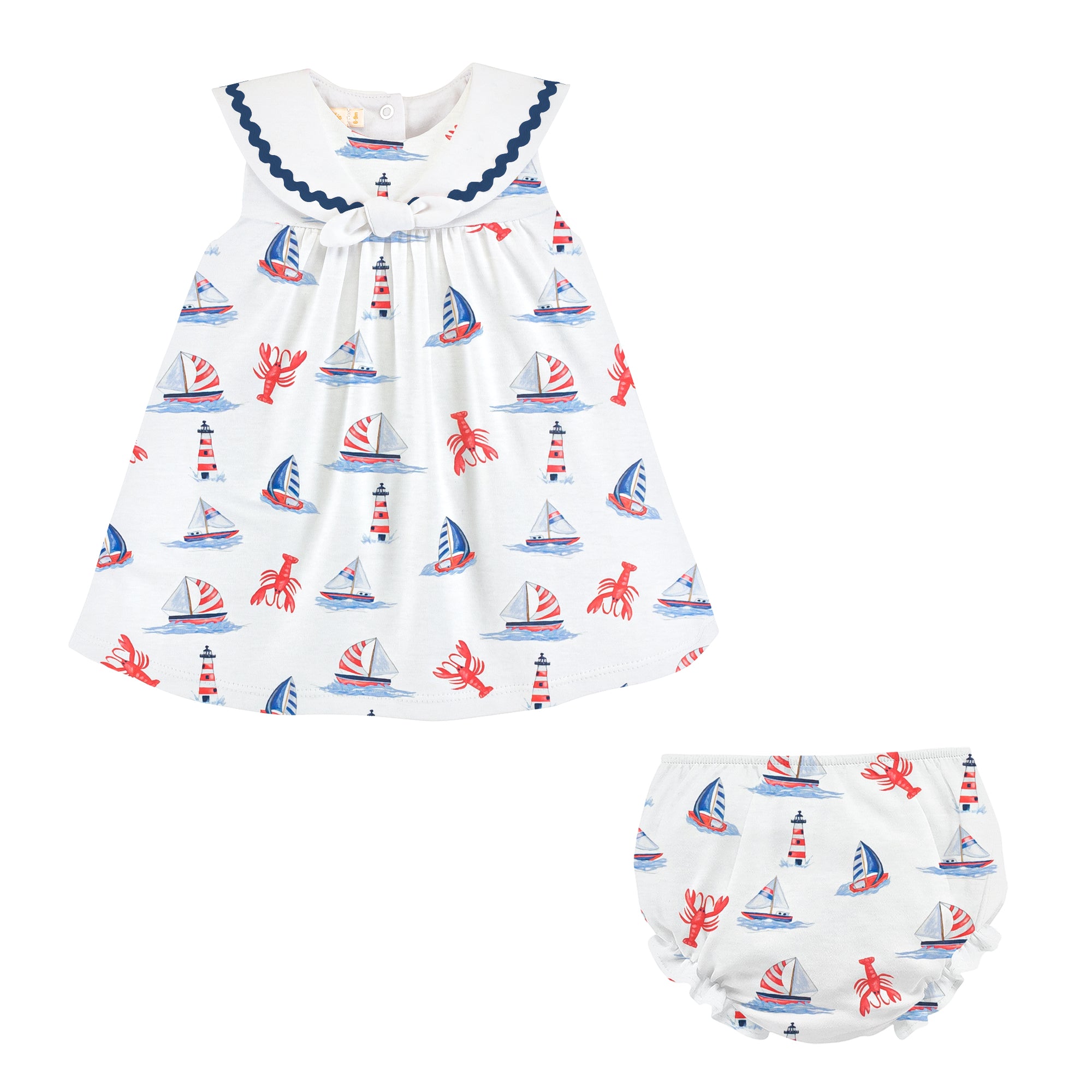 Big Collar Sail Collar Mini Dress