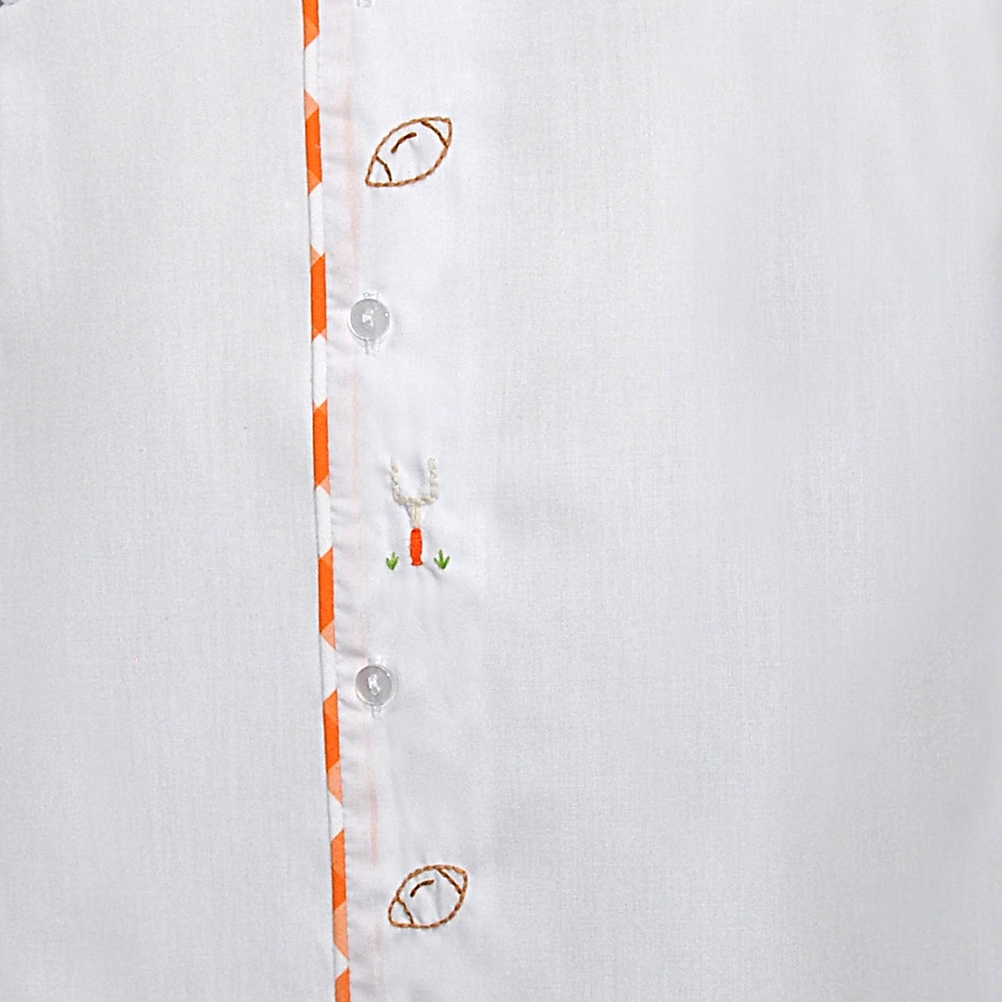 Hound Dog Orange & White Daygown