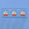 Blue Houston Shirt I Smocked At Sea