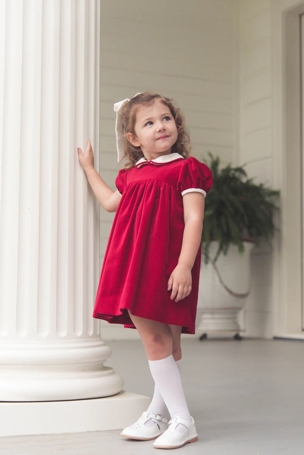 Memory Making Dress | Ruby Red Velvet