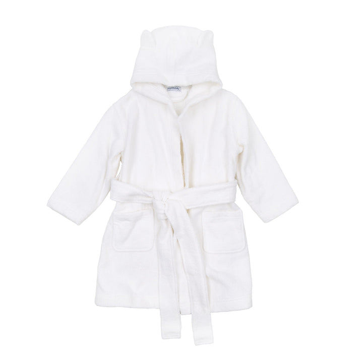 Essentials Solid Bathrobe | White