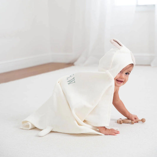 Hooded Lamb Bath Wrap