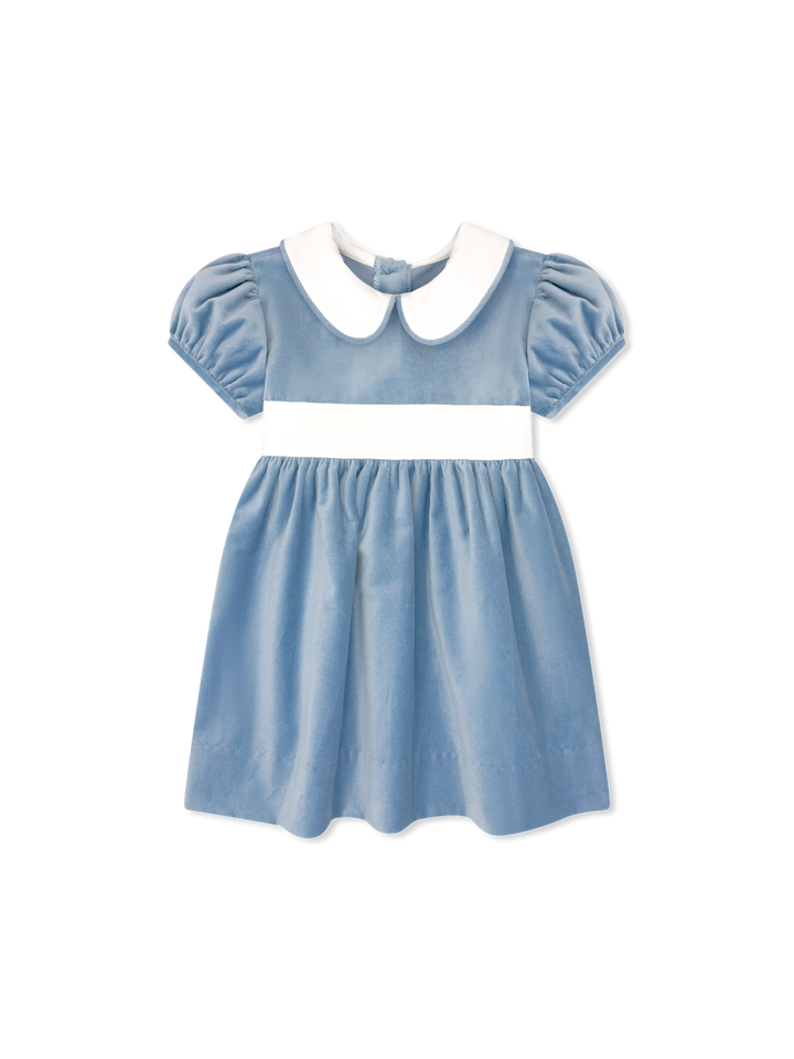 Elenor Dress | Beaufort Blue Velvet