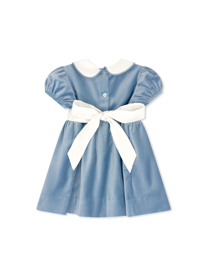 Elenor Dress | Beaufort Blue Velvet