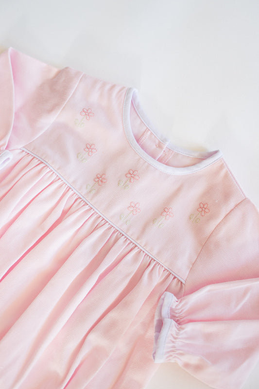 Pique Bubble| Pink & White Buds