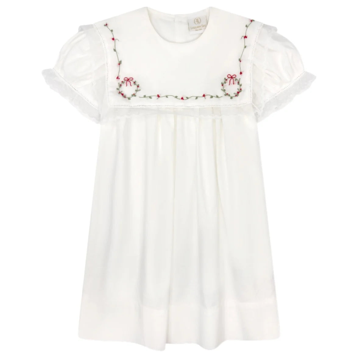 Hope Chest Dress | Blessings White Batiste, Wreaths