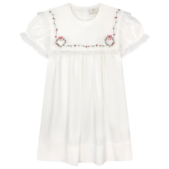 Hope Chest Dress | Blessings White Batiste, Wreaths
