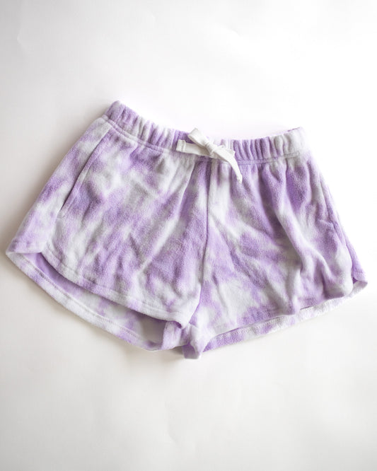 Purple Tie Dye Reverse Sweat Short