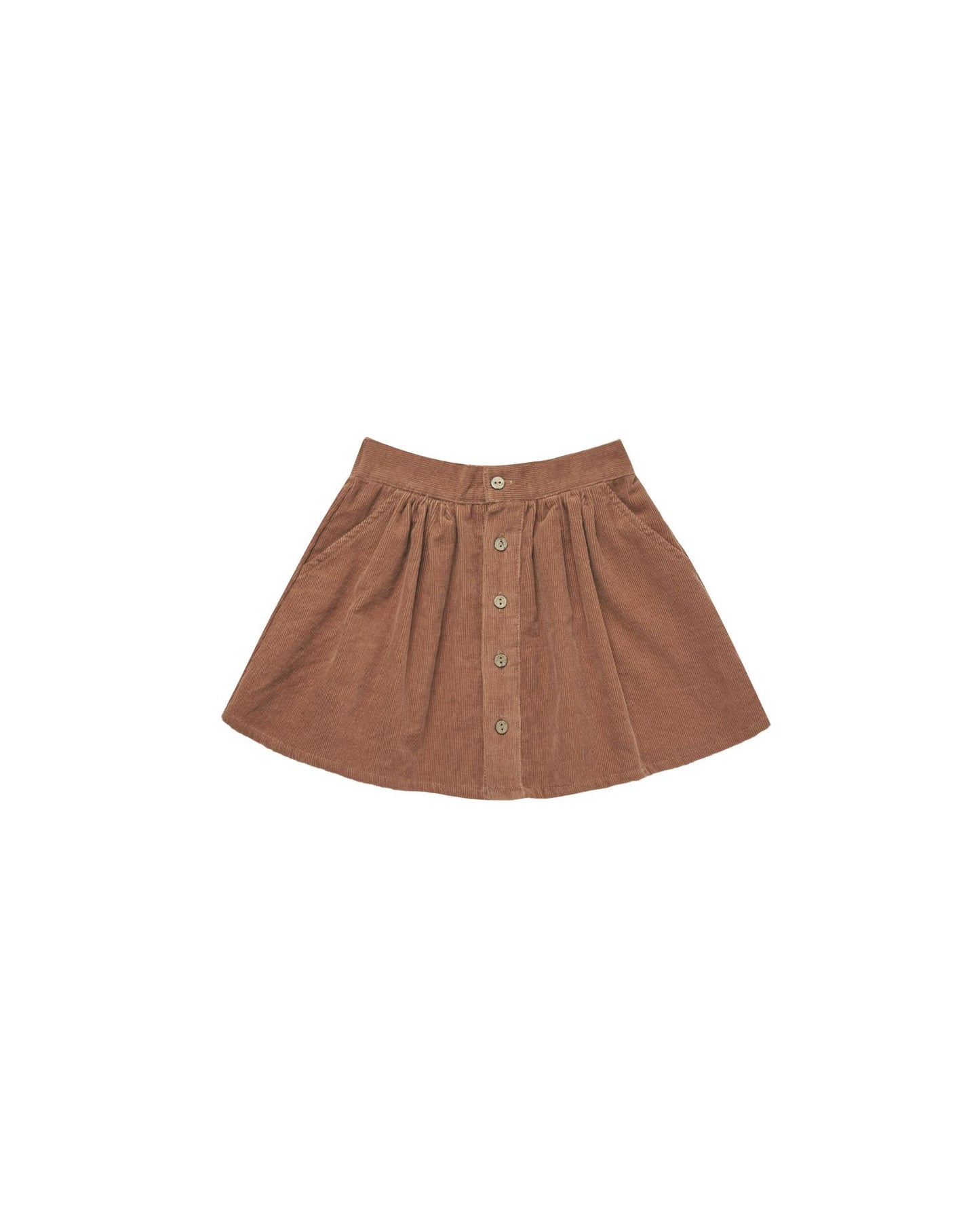BUTTON FRONT MINI SKIRT || SPICE