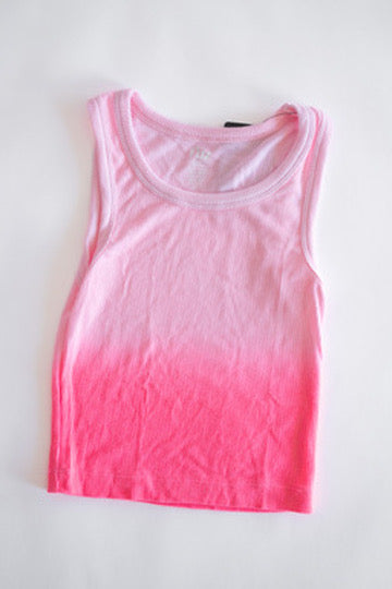 Neon Coral Ombre Tank