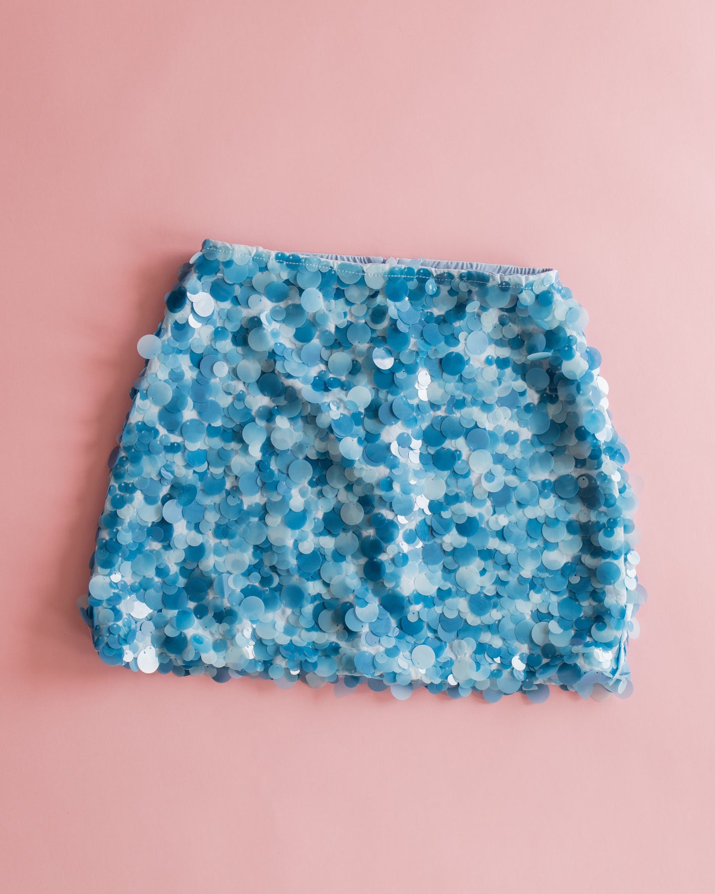 Large Sequin Skirt | Baby Blue