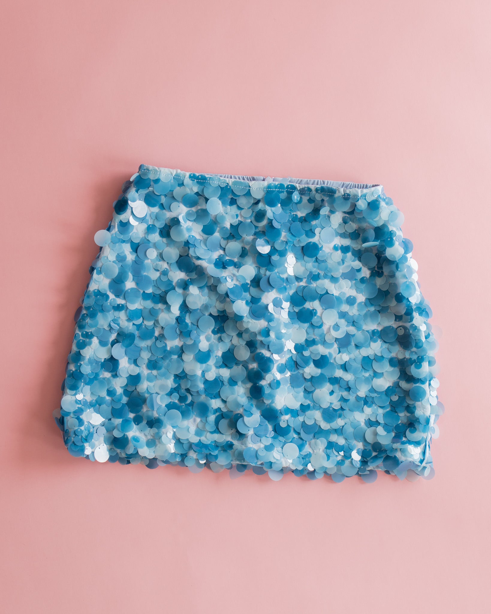 Large Sequin Skirt | Baby Blue
