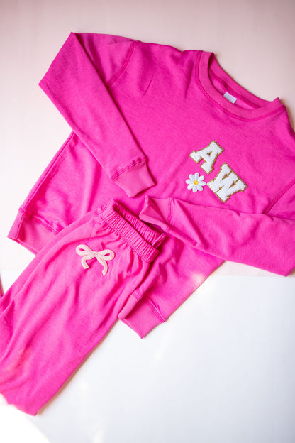 Custom Patch Set | Cloud Oversized Sweatshirt + Jogger