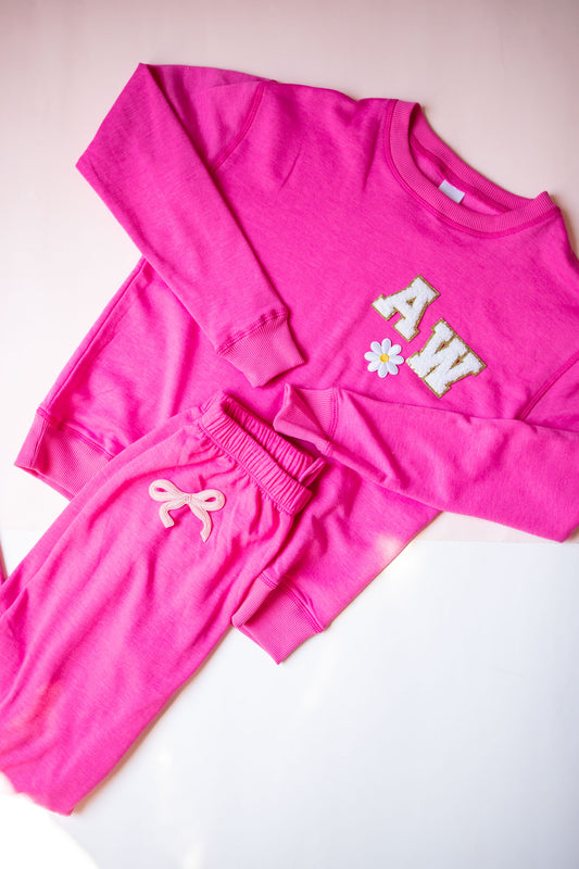 Custom Patch Set | Cloud Oversized Sweatshirt + Jogger