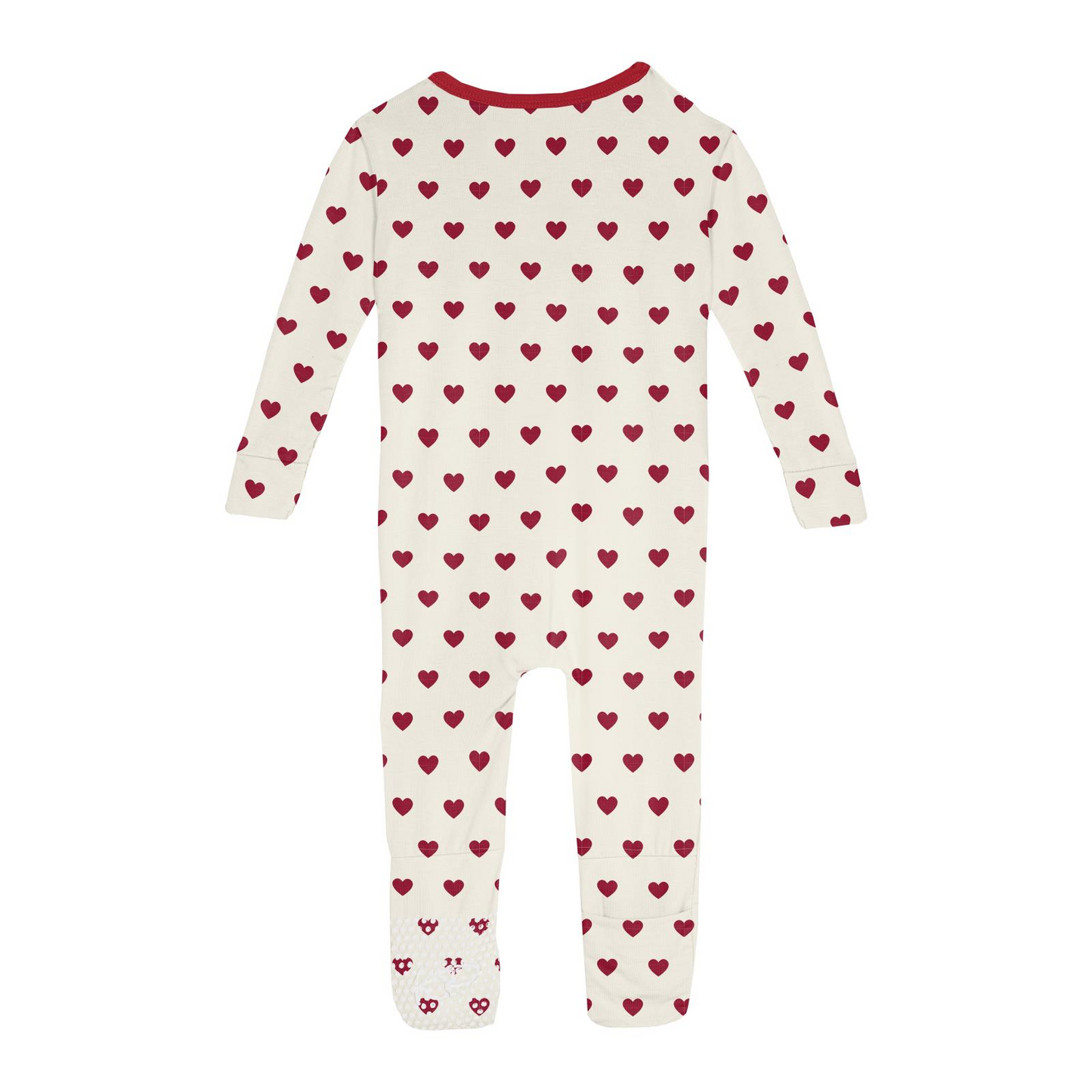 Print Convertible Sleeper with Zipper | Natural Hearts