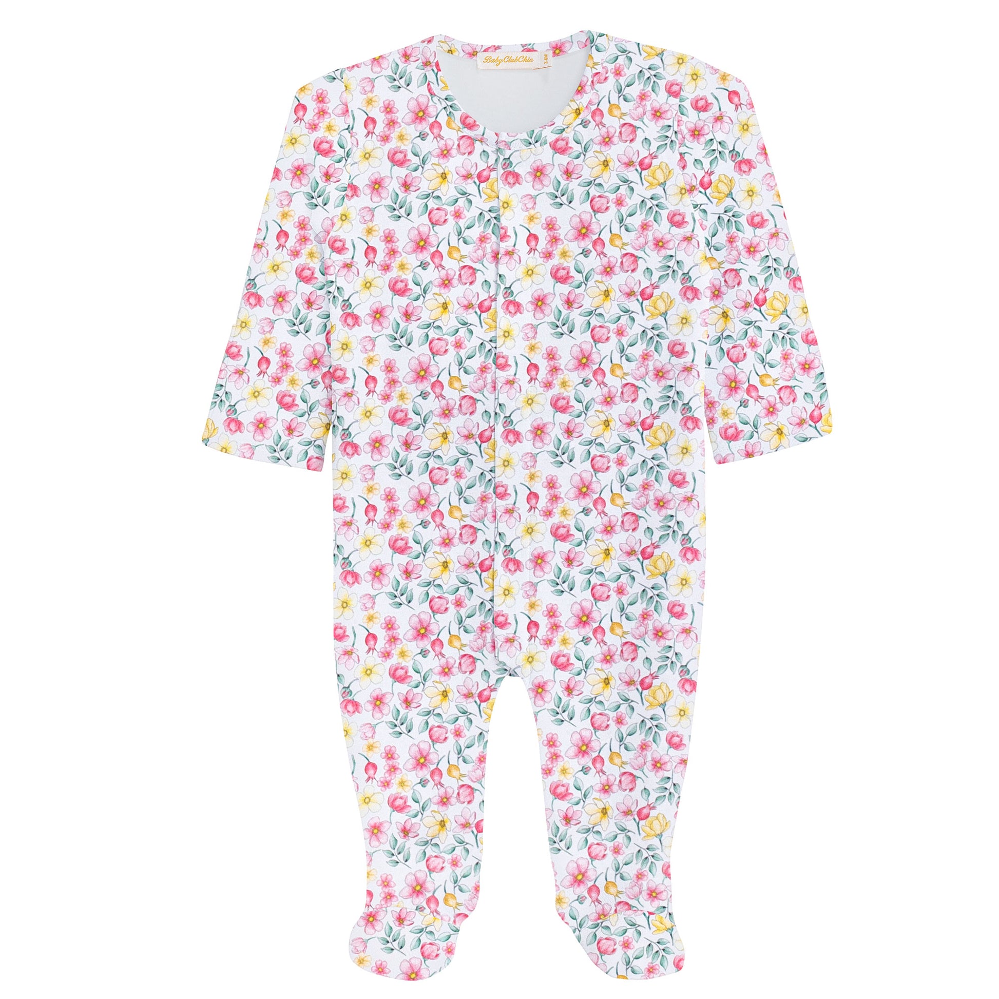 Printed Footie | Field Flowers