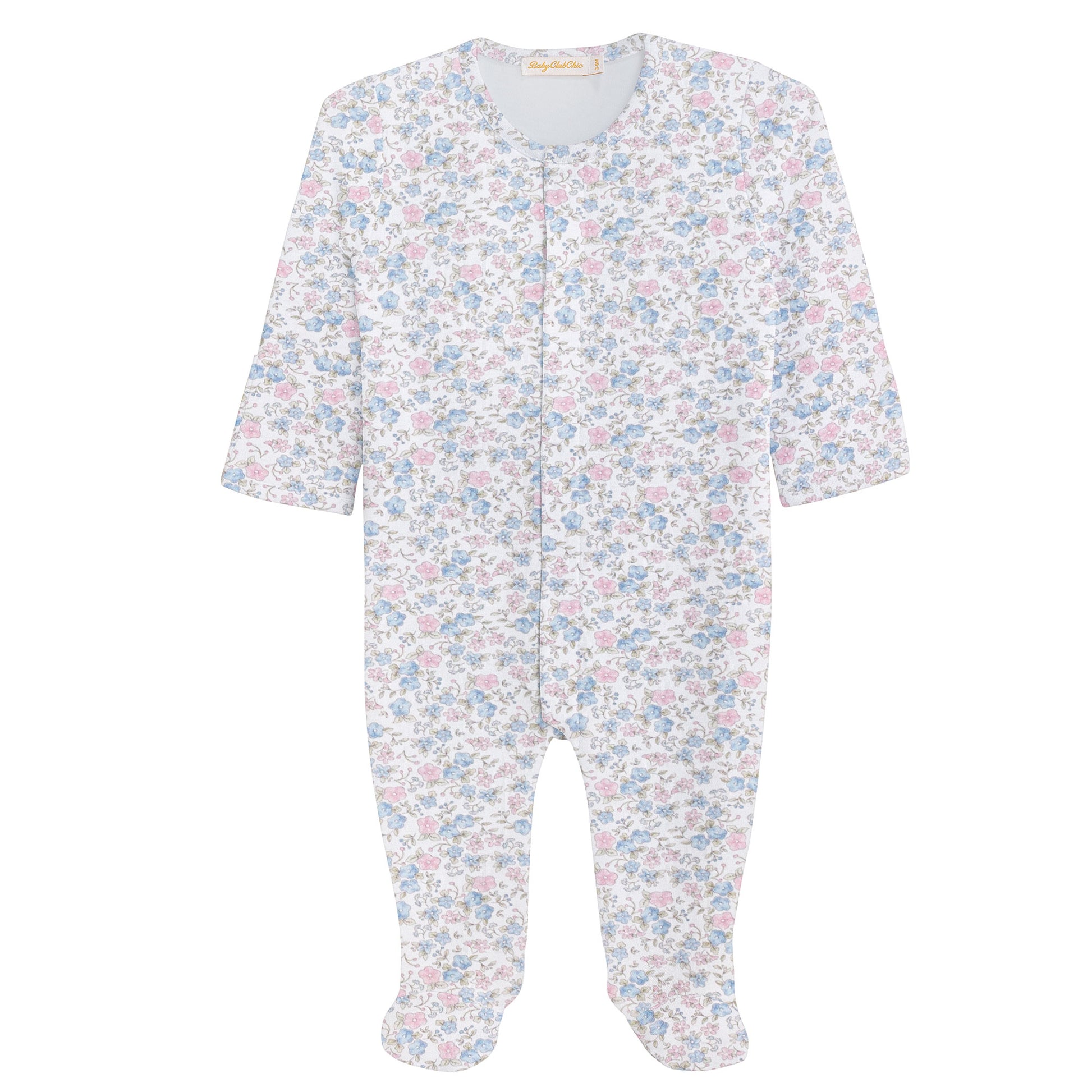 Printed Footie | Tiny Soft Floral
