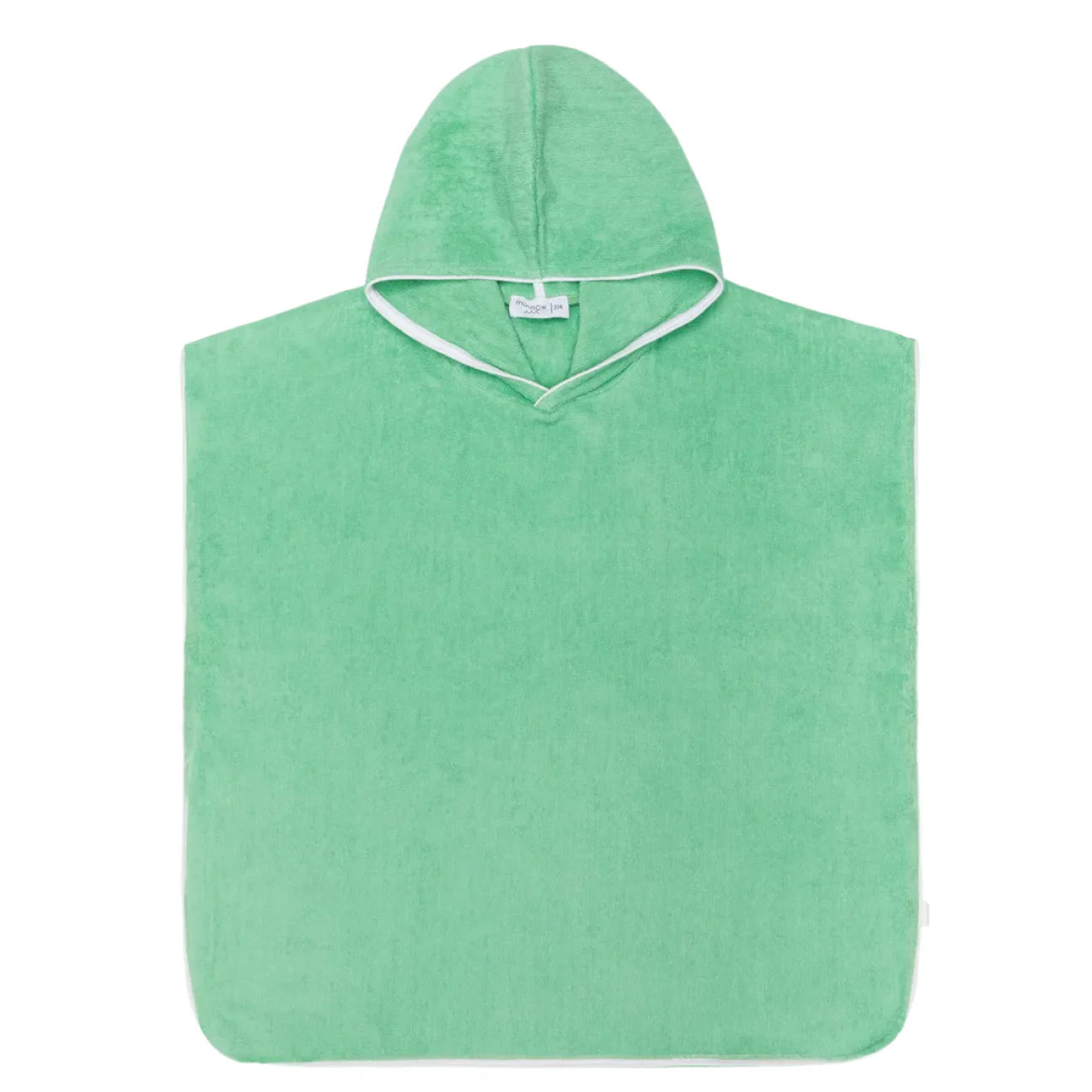 unisex gustavia green hooded french terry coverup