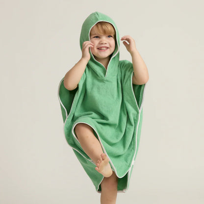 unisex gustavia green hooded french terry coverup