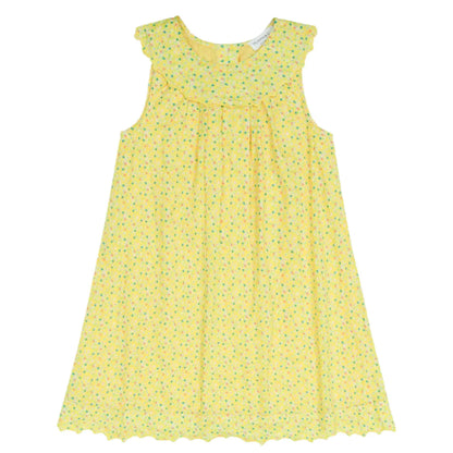girls petite fleur ruffle collar dress