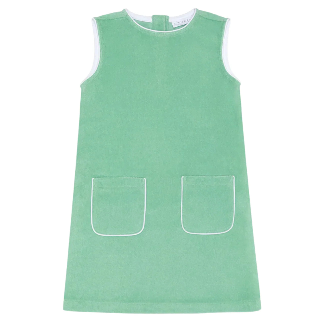 girls gustavia green french terry dress