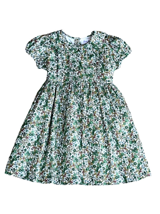 Botanical Frill Front Dress