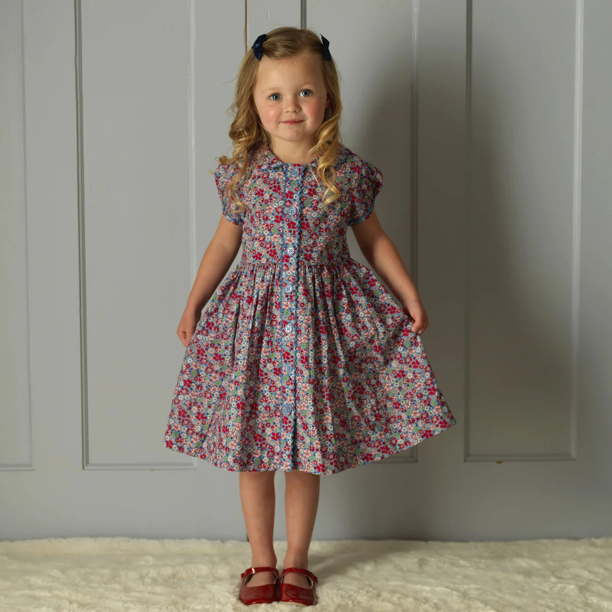 Country Garden Button Front Dress