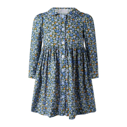 Meadow Floral Button Front Dress