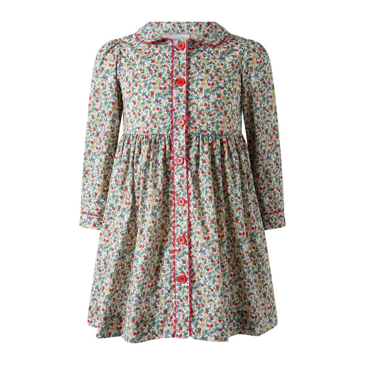 Apple Blossom Button Front Dress