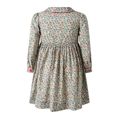 Apple Blossom Button Front Dress