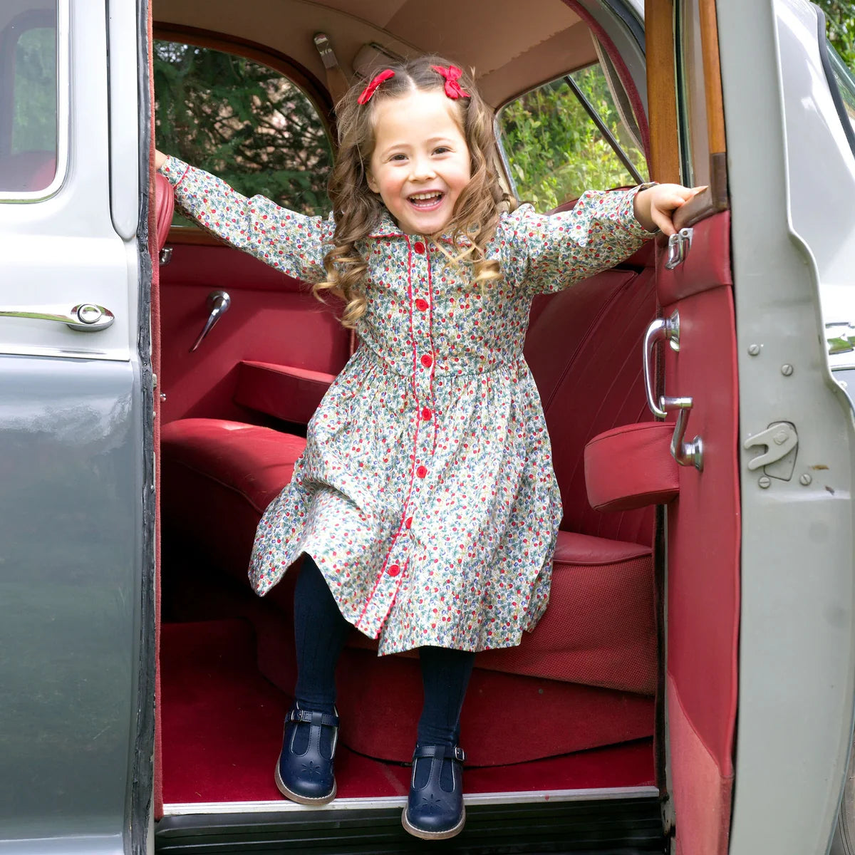 Apple Blossom Button Front Dress