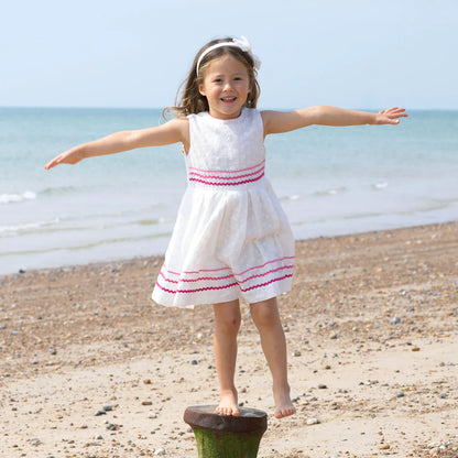 Eyelet Ric Rac Dress