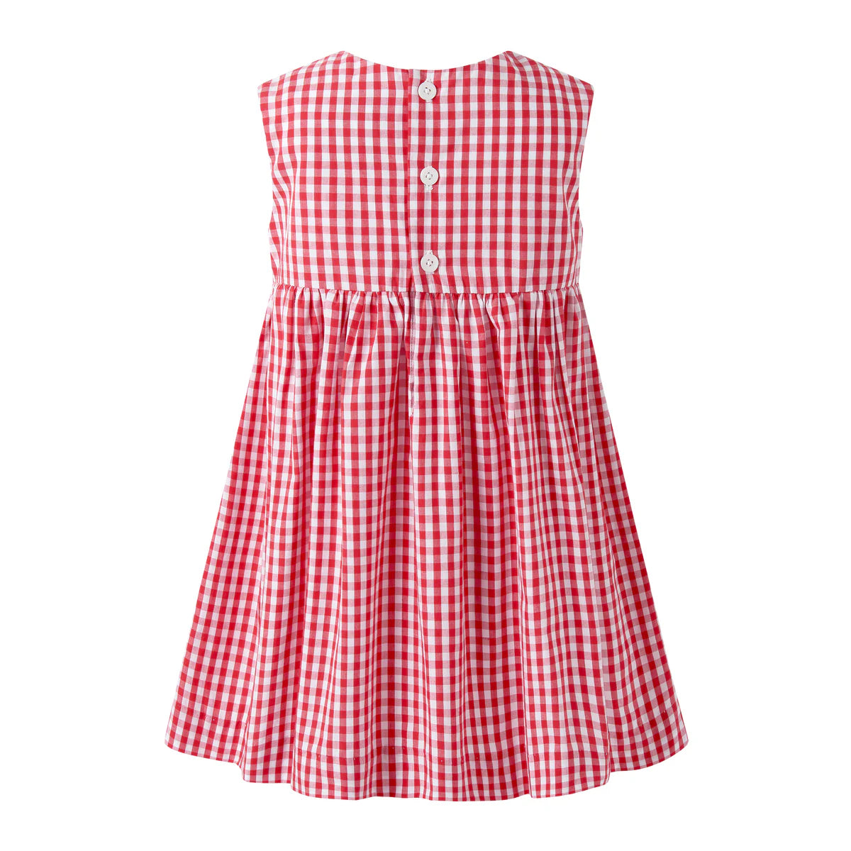 Red Gingham Bow Dress