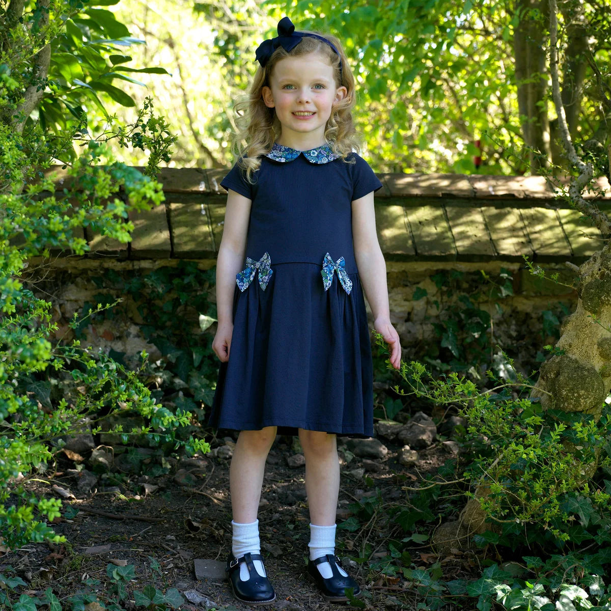Dahlia Jersey Bow Dress
