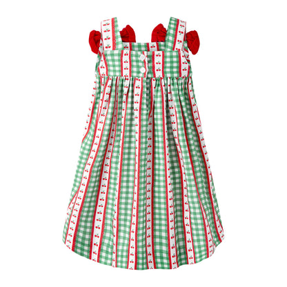 Cherry Gingham Sundress